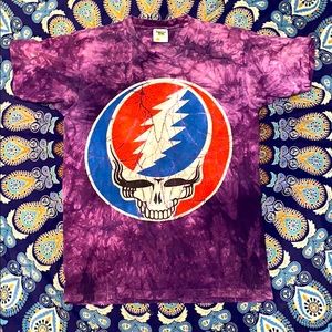 1994 Grateful Dead Steal Your Face T-shirt. L.